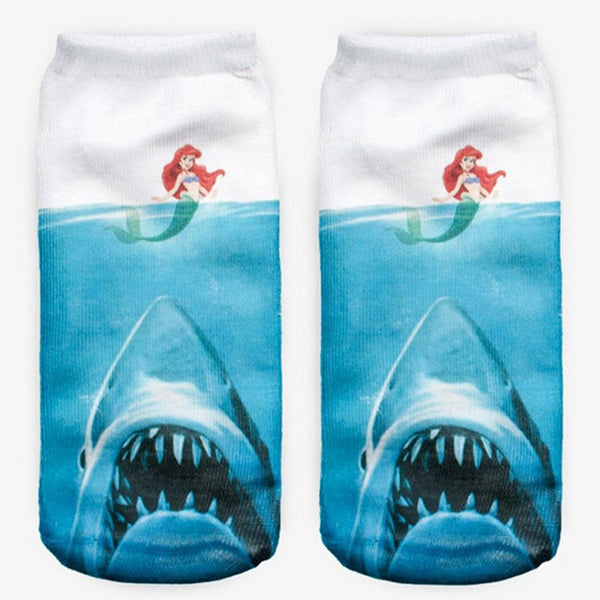 Jaws & Ariel socks