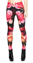 Red Rose Leggings