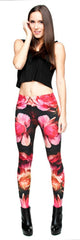 Red Rose Leggings