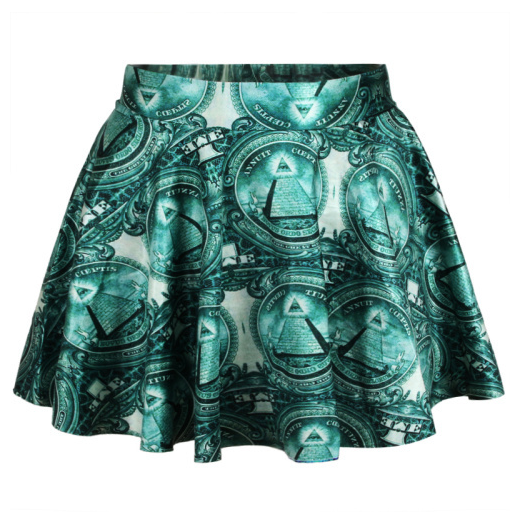 Feeling Green Skater Skirt
