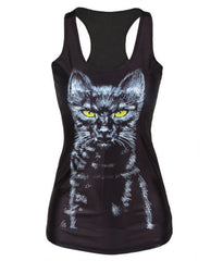 Black Cat Tank Top