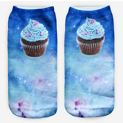 Galaxy Cupcake Socks