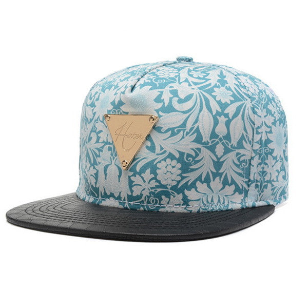 Blue Flourish Snapback