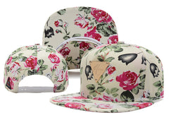 Light Floral Snapback