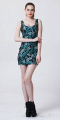 Weed Leaf Tank Dress