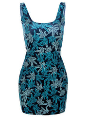 Weed Leaf Tank Dress